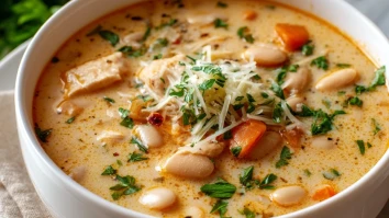 Creamy Chicken White Bean Soup