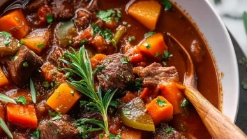 Crockpot Sweet Potato Beef Stew