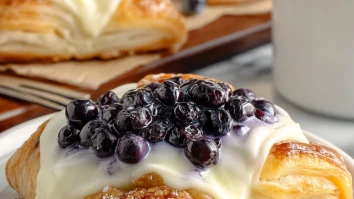 Decadent Blueberry Cream Cheese Danish