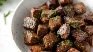 Delicious Crockpot Steak Bites