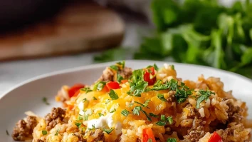 Delicious Ground Beef and Rice Skillet