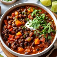 Easy Black Bean Chili – Healthy, Low Fat, and Ready in 30 Minutes