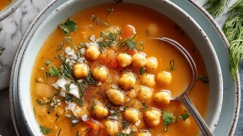 Easy Greek Chickpea Soup (Revithia)