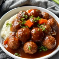 Easy Pot Roast Made With Frozen Meatballs