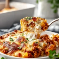 Healthy High Protein Cottage Cheese Baked Ziti