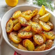Irresistible Greek Lemon Potatoes