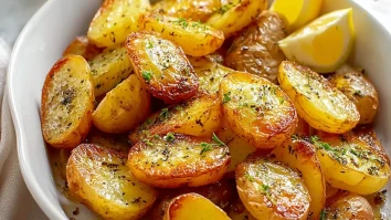 Irresistible Greek Lemon Potatoes
