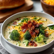 Loaded Broccoli Cheddar Soup