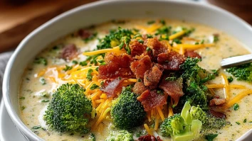 Loaded Broccoli Cheddar Soup