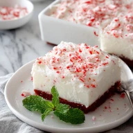 Peppermint Poke Cake