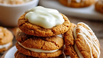 Pumpkin Cheesecake Cookies