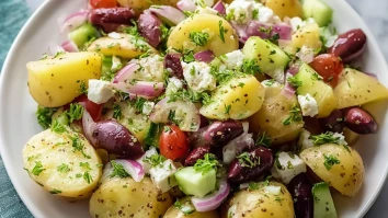 Quick Mediterranean Potato Salad