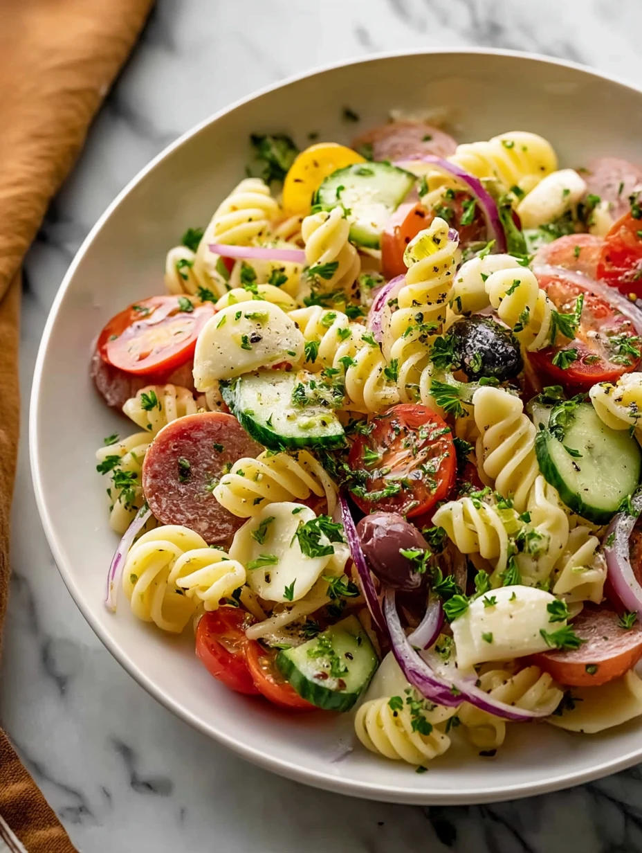 Simple Italian Pasta Salad
