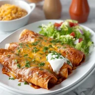Simple Rotisserie Chicken Enchiladas