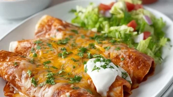Simple Rotisserie Chicken Enchiladas