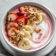 Strawberry Banana Smoothie Bowl