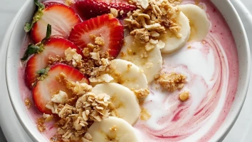 Strawberry Banana Smoothie Bowl