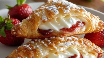 Strawberry Cheesecake Turnovers