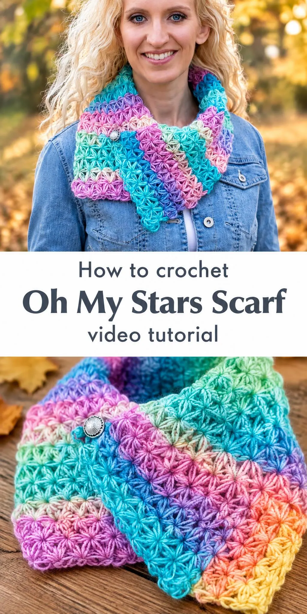 Crochet Oh My Stars Scarf: A Cozy and Stylish Handmade Accessory