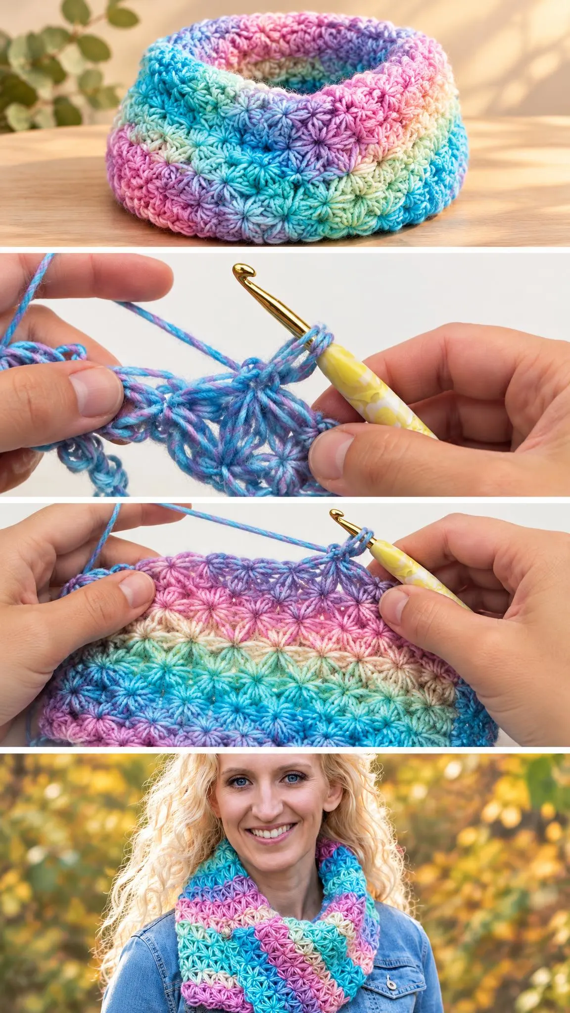 Crochet Oh My Stars Scarf: A Cozy and Stylish Handmade Accessory